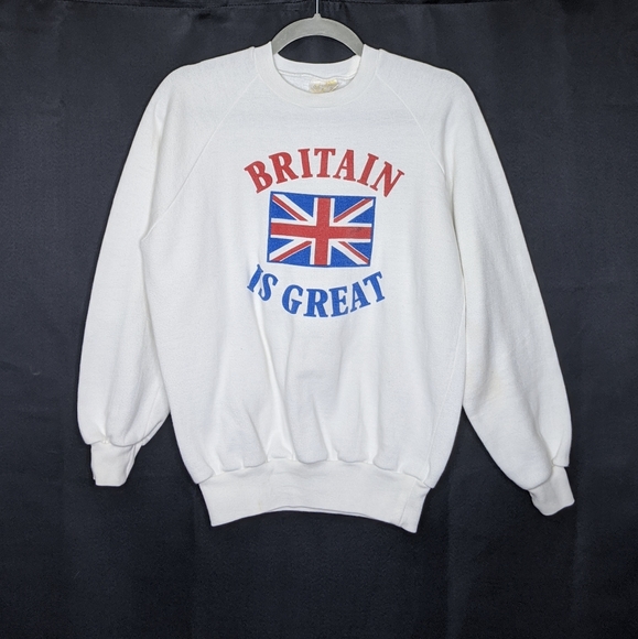 Vintage Other - Vtg Britain Is Great Crewneck Sweatshirt Worn